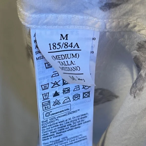 All Saints leapard print Heart Print Top - Picture 3 of 9